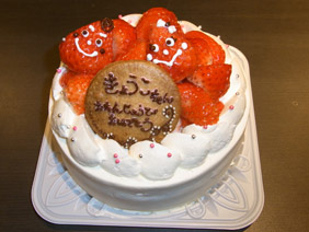 宴会特典!サプライズの手作りケーキ